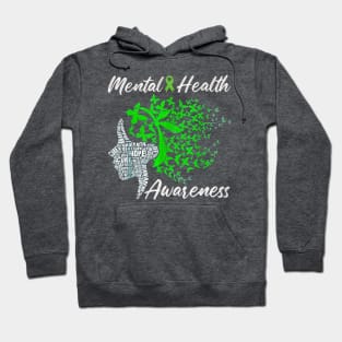 Mental health awareness girl Hoodie